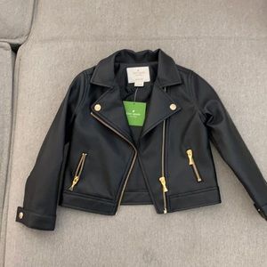 Kate Spade toddler pleather jacket size 4T. Never been worn. Retail $78.00